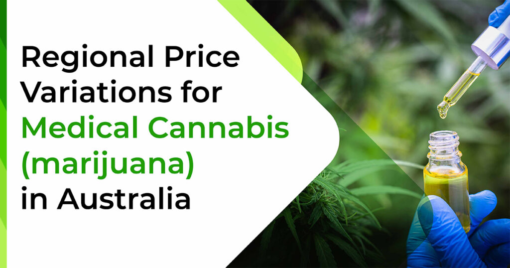 Regional Price variations of medical cannabis in Australia