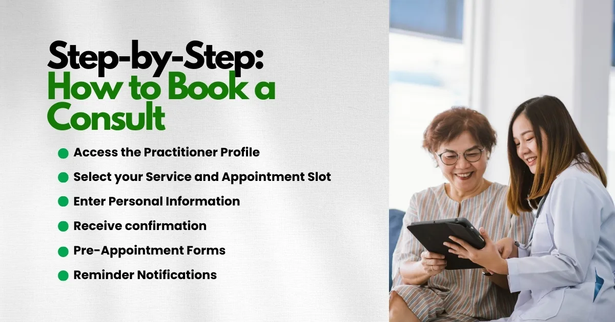 Step-by-Step: How to Book a Consult 