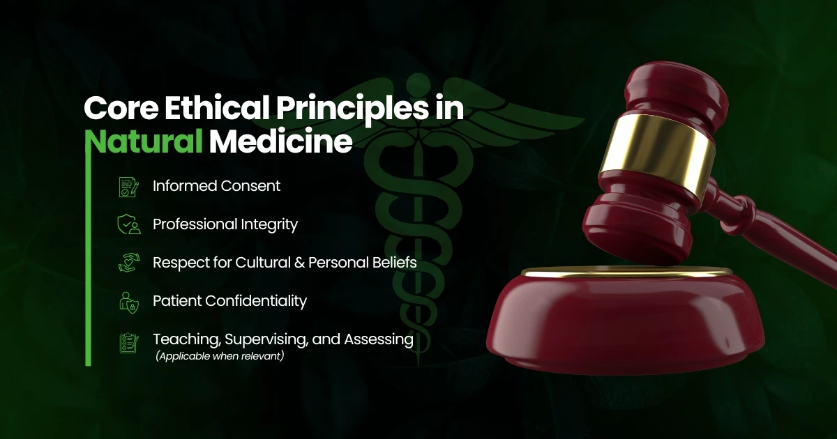 Core Ethical Principles in Natural Medicine 
